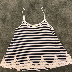 Swing style spaghetti strap top